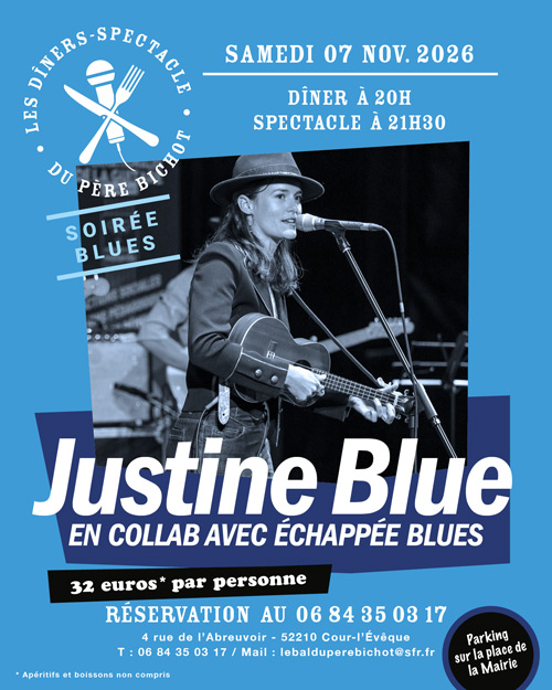 SOIRÉE BLUES : le Samedi 7 Novembre 2026